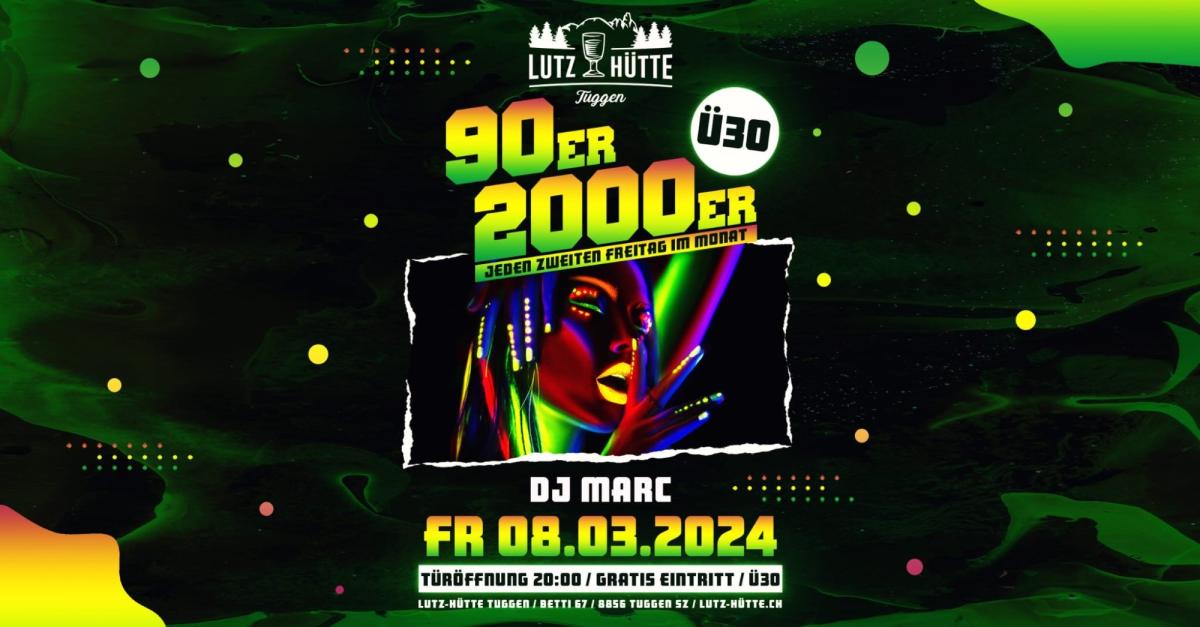 Lutz Hütte Tuggen 90er/2000er Party 🎉