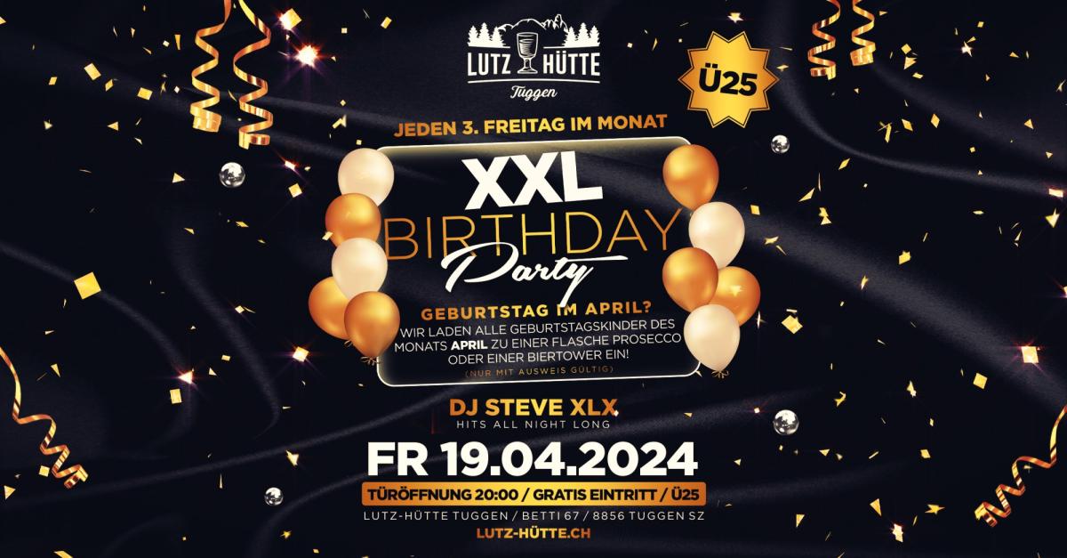 Lutz Hütte Tuggen XXL Birthday Party
